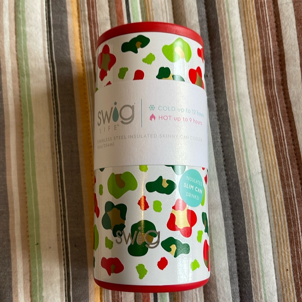 Swig stainless steel insulated skinny can cooler